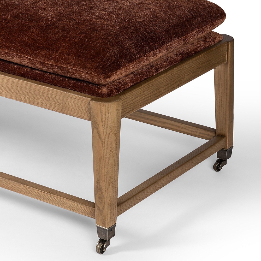 Eleanor Altair Sienna Velvet Accent Bench|