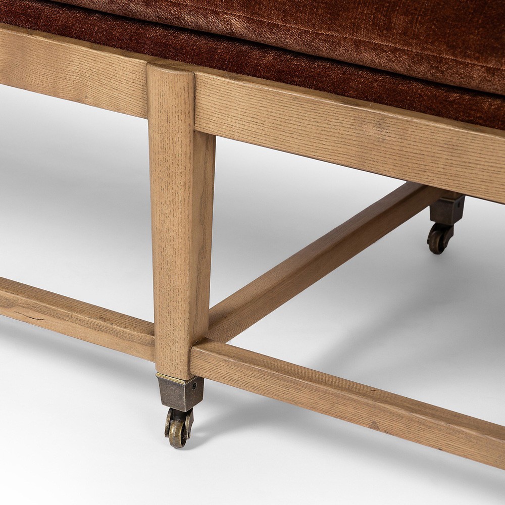 Eleanor Altair Sienna Velvet Accent Bench|