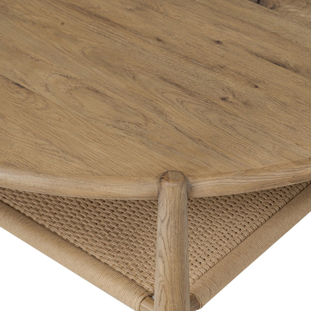 Salvador Aged Smoked Oak Coffee Table|