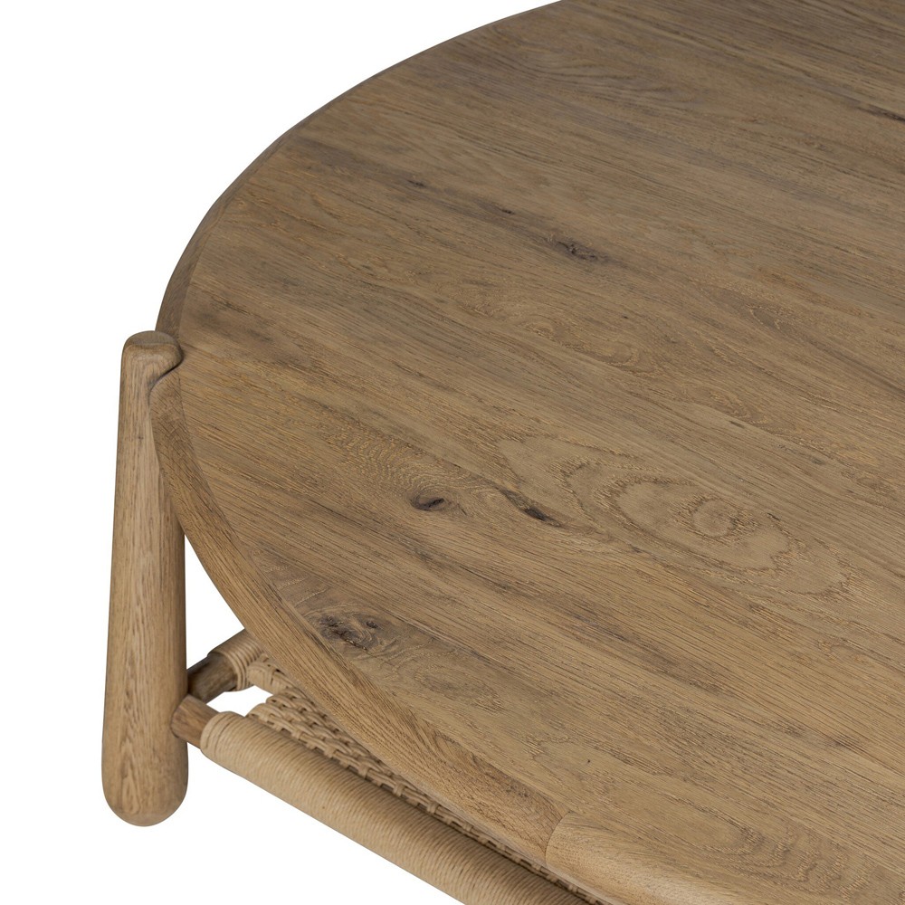 Salvador Aged Smoked Oak Coffee Table|