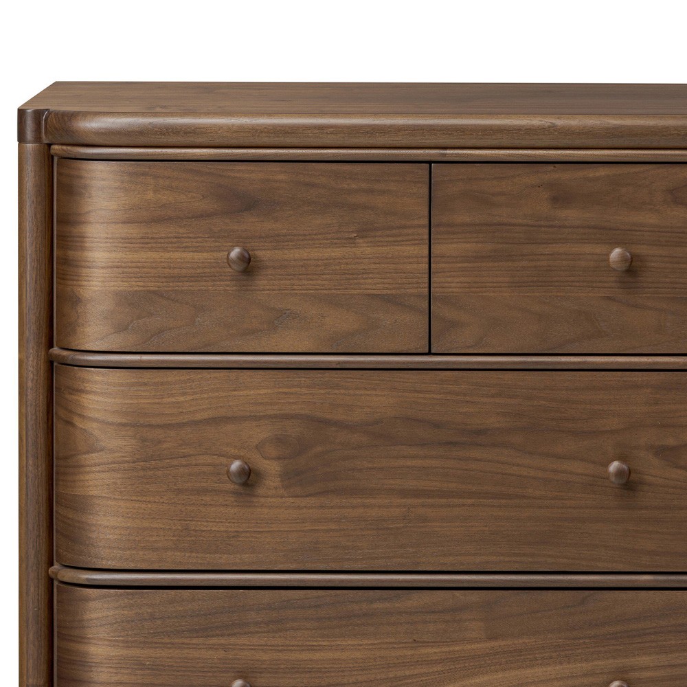 Agatha Dark Brown Walnut Dresser|