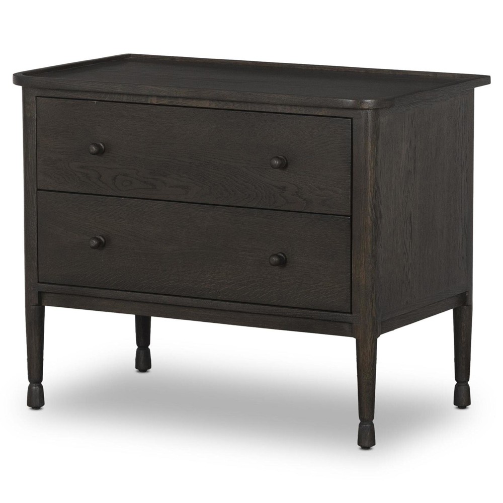 Franny Espresso Oak Nightstand|