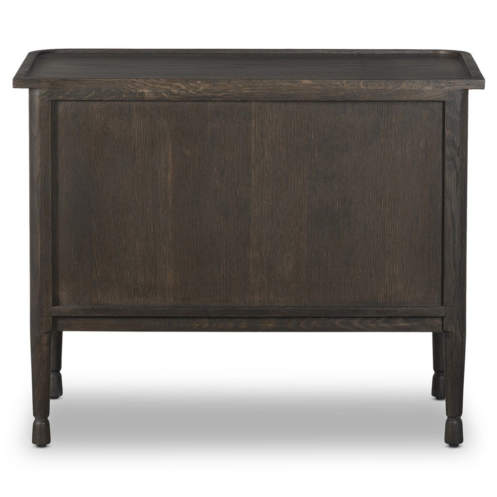 Franny Espresso Oak Nightstand|