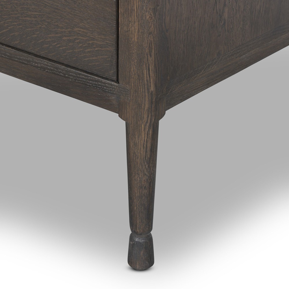 Franny Espresso Oak Nightstand|