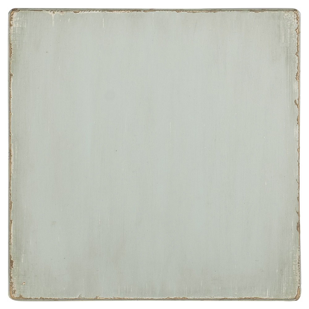 Steph French Country Light Blue Maple Wood Square Side Table|