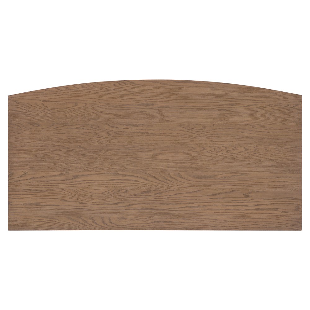 Amleto Modern Classic Brown Oak Wavy Bachelor Chest|