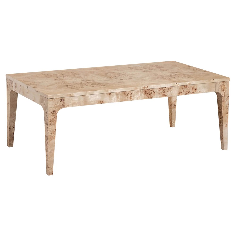 Marlo Modern Classic Light Burl Coffee Table|
