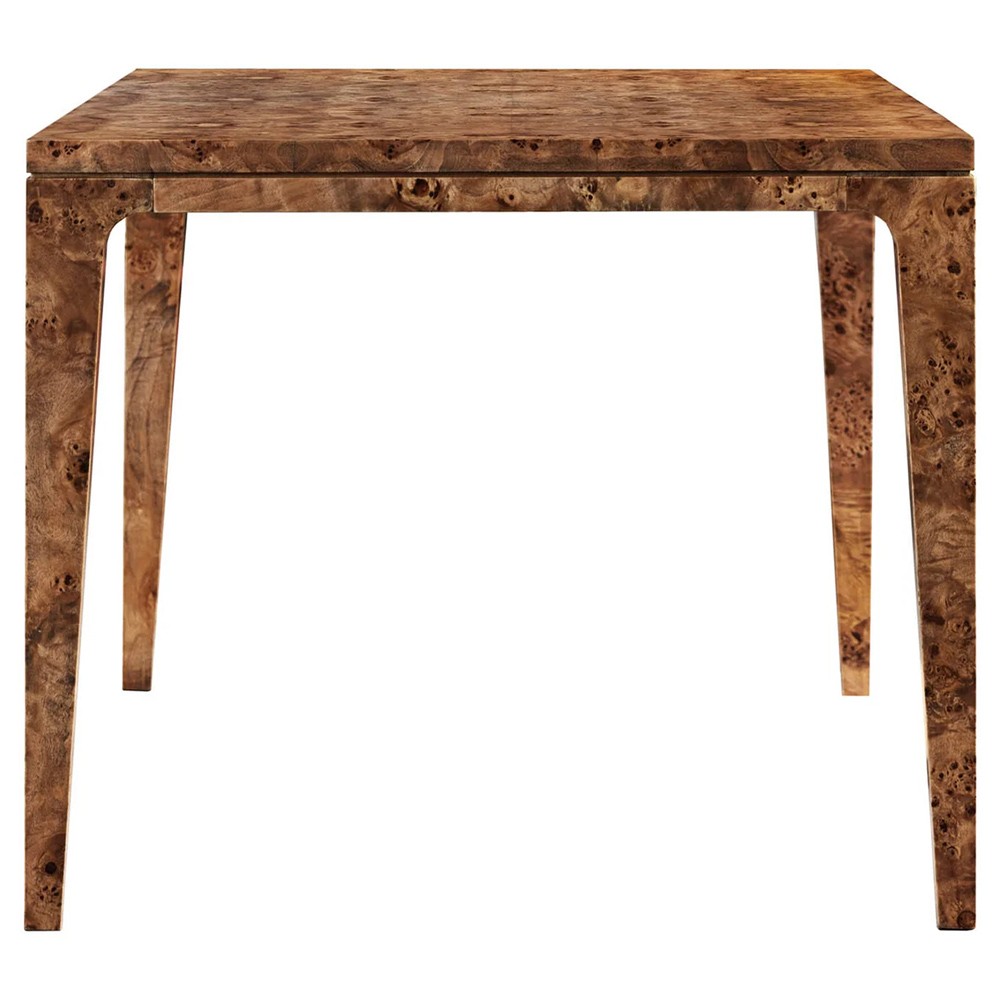 Marlo Modern Classic Dark Burl Dining Table - 72"|