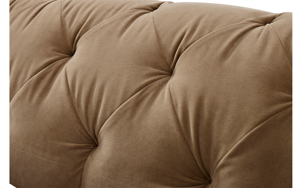 Rosehill Mocha Mist Performance Velvet Sofa - 88"|