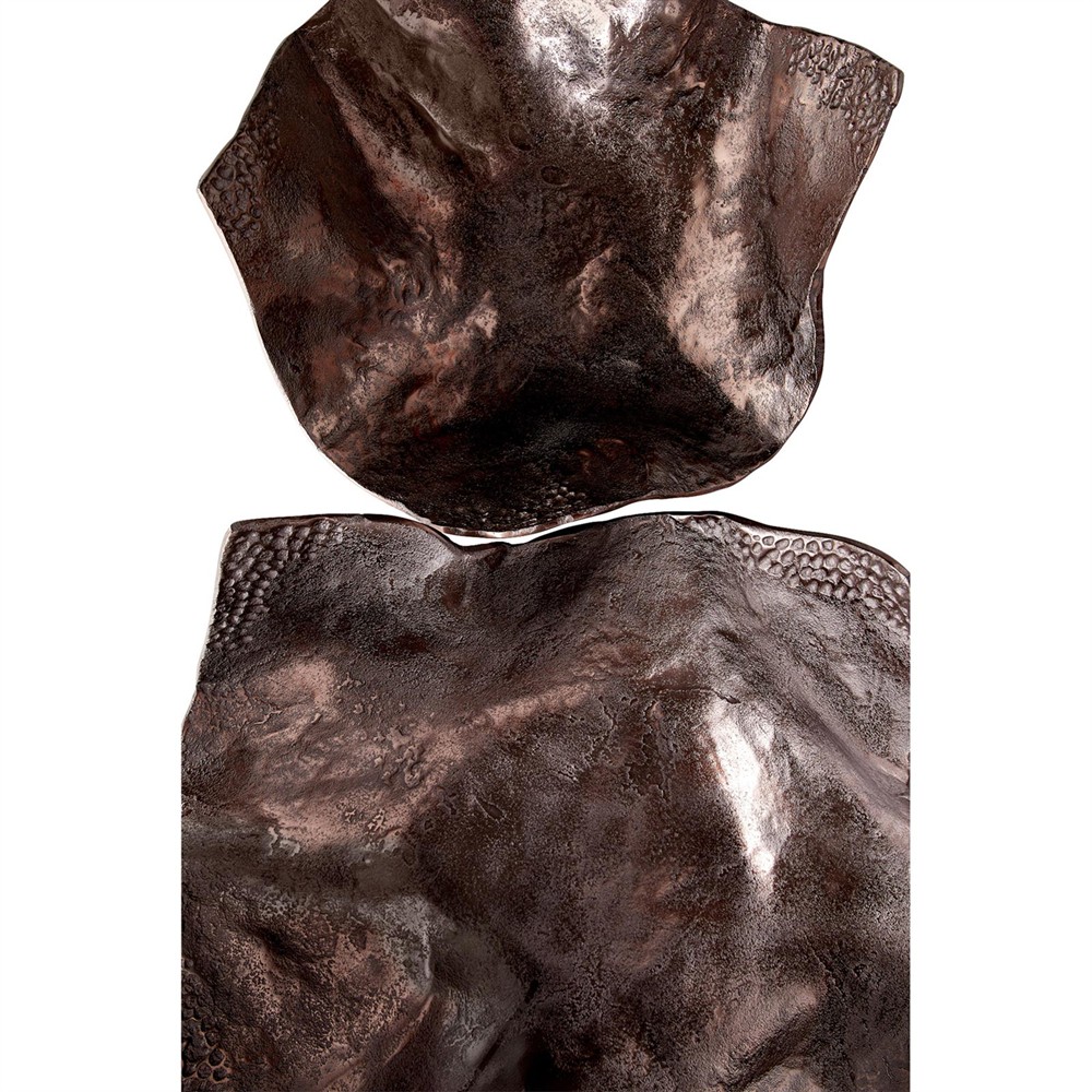 Cadell Modern Classic Bronze Aluminum Decorative Tray - Small|