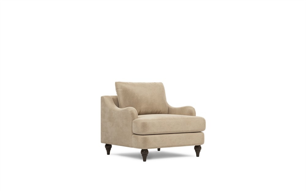 Willett Champagne Performance Velvet Chair|