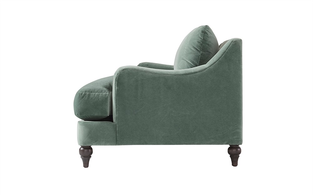 Willett Twilight Blue Performance Velvet Loveseat - 60"|