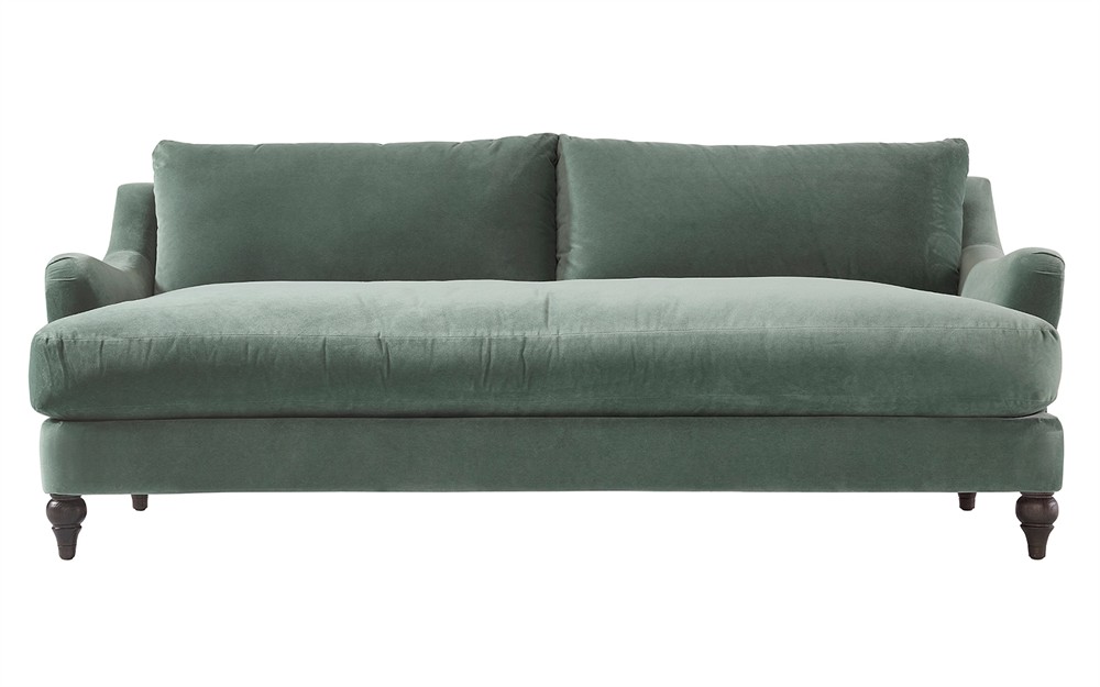 Willett Stone Pine Performance Velvet Sofa - 81"|