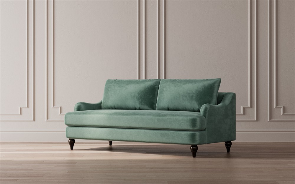 Willett Stone Pine Performance Velvet Sofa - 81"|