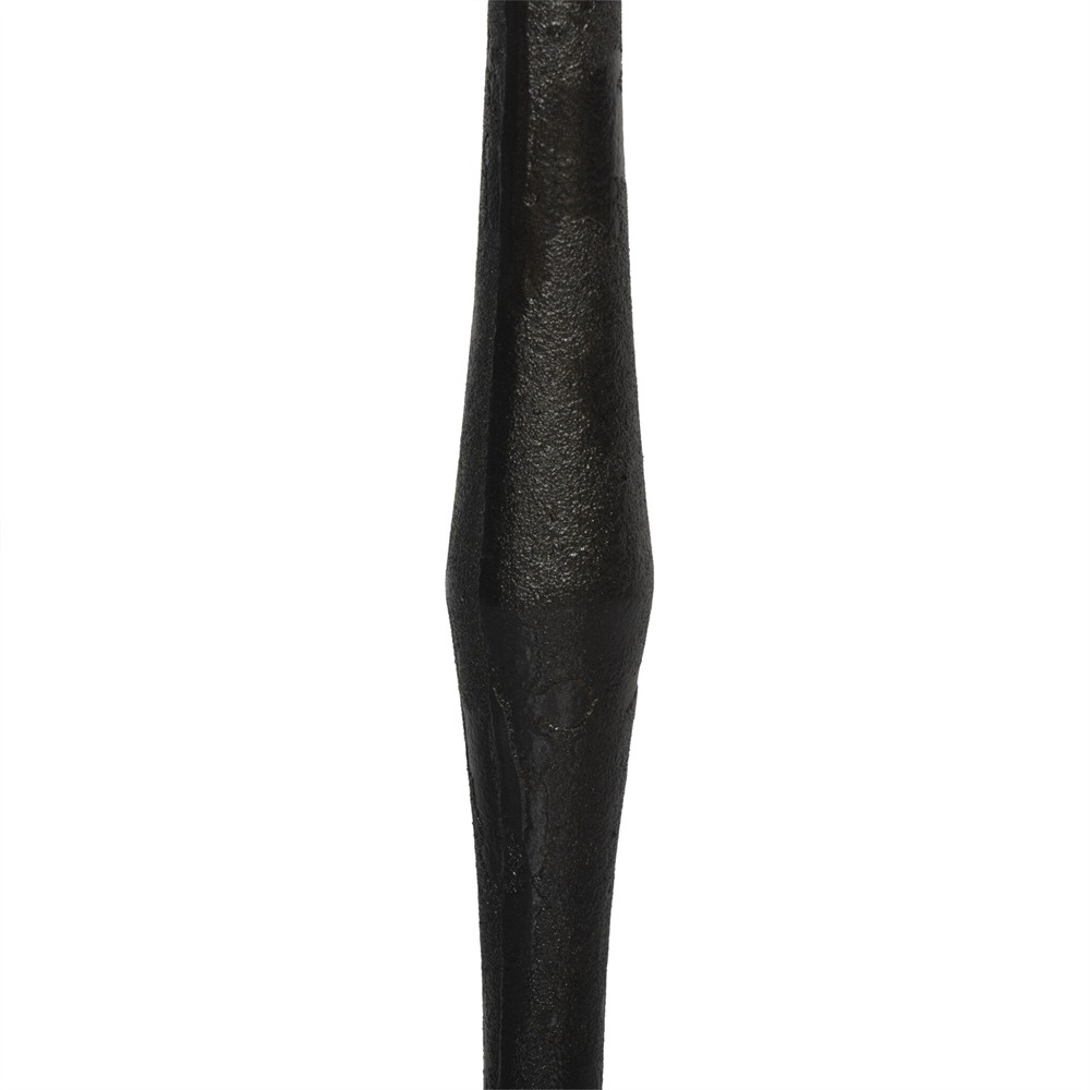 Isabelle Updated Traditional Black Iron Scalloped Shade Table Lamp|