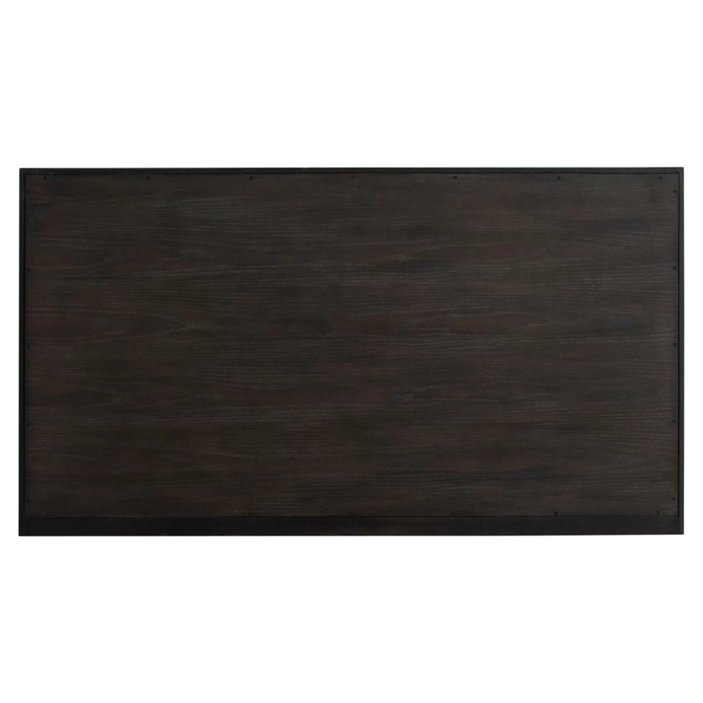 Arlee Modern Classic Black Oak Wood Console Table|