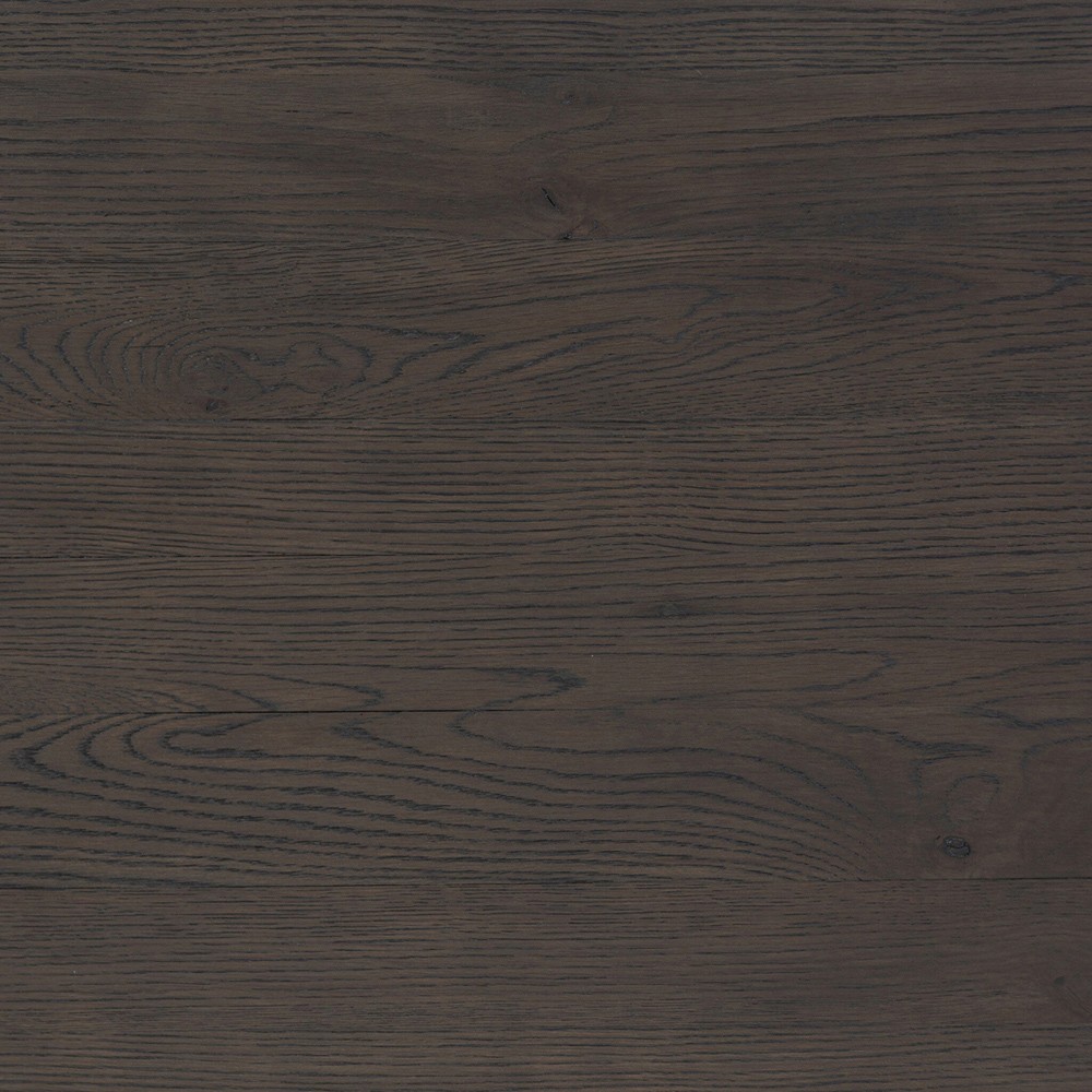 Genesis Rustic Lodge Smoked Black Oak Wood Executive Desk|