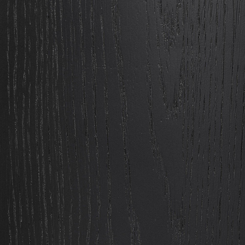 Mars Modern Classic Black Oak Wood Bookcase|