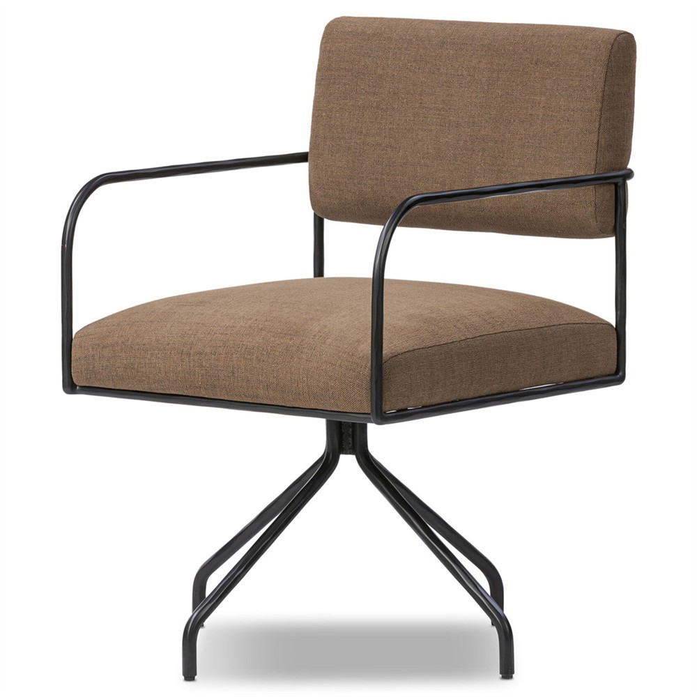 Faryn Modern Classic Brown Performance Office Chair|