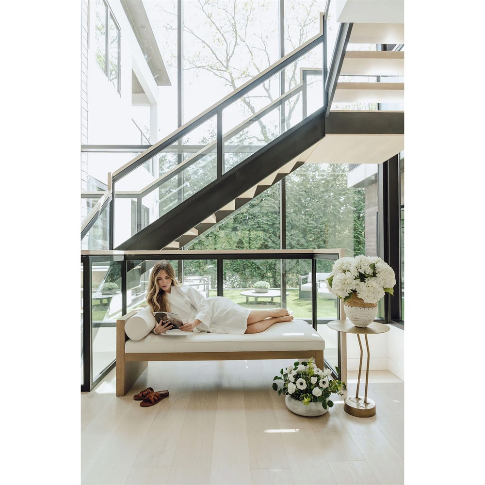 Lorianne Updated Traditional White Mixed Faux Floral Centerpiece|