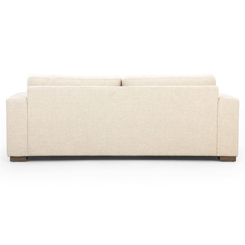 Samira Modern Classic Cream Performance Sofa - 86"|
