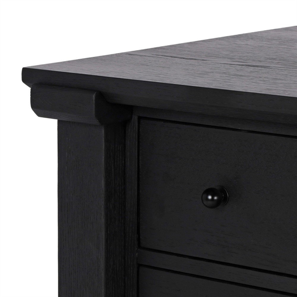 Gavin Rustic Black Oak Rectangular Kitchen Island - 118"W|