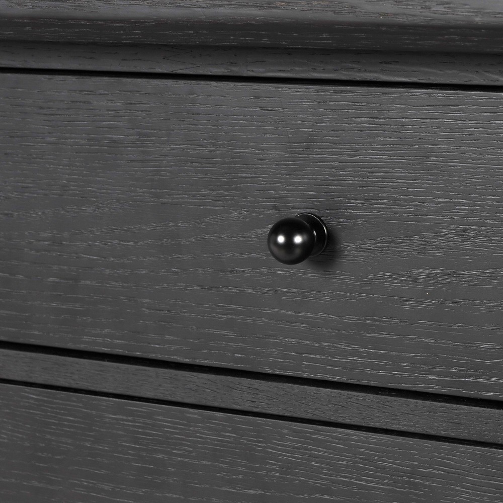 Gavin Rustic Black Oak Rectangular Kitchen Island - 118"W|