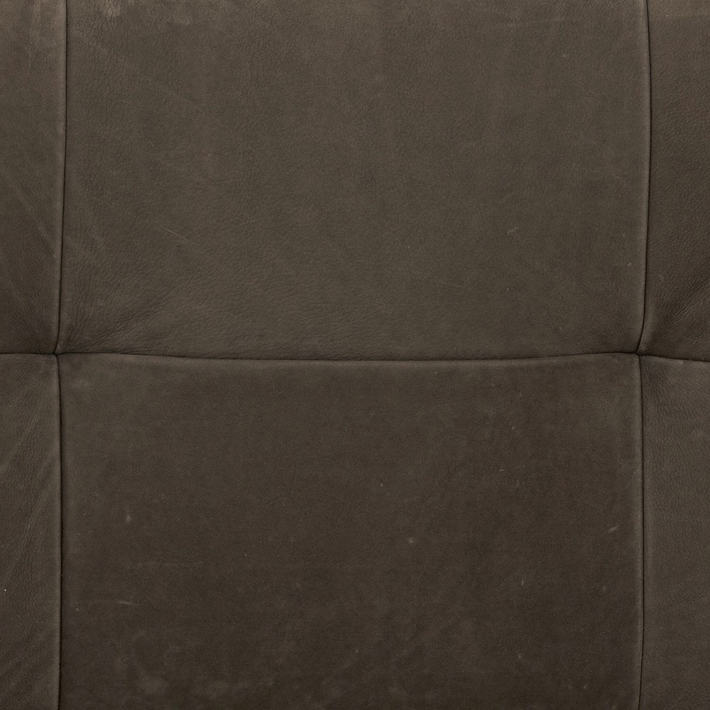 Riona Modern Classic Brown Leather Reclaimed Oak Tufted Bedroom Bench|