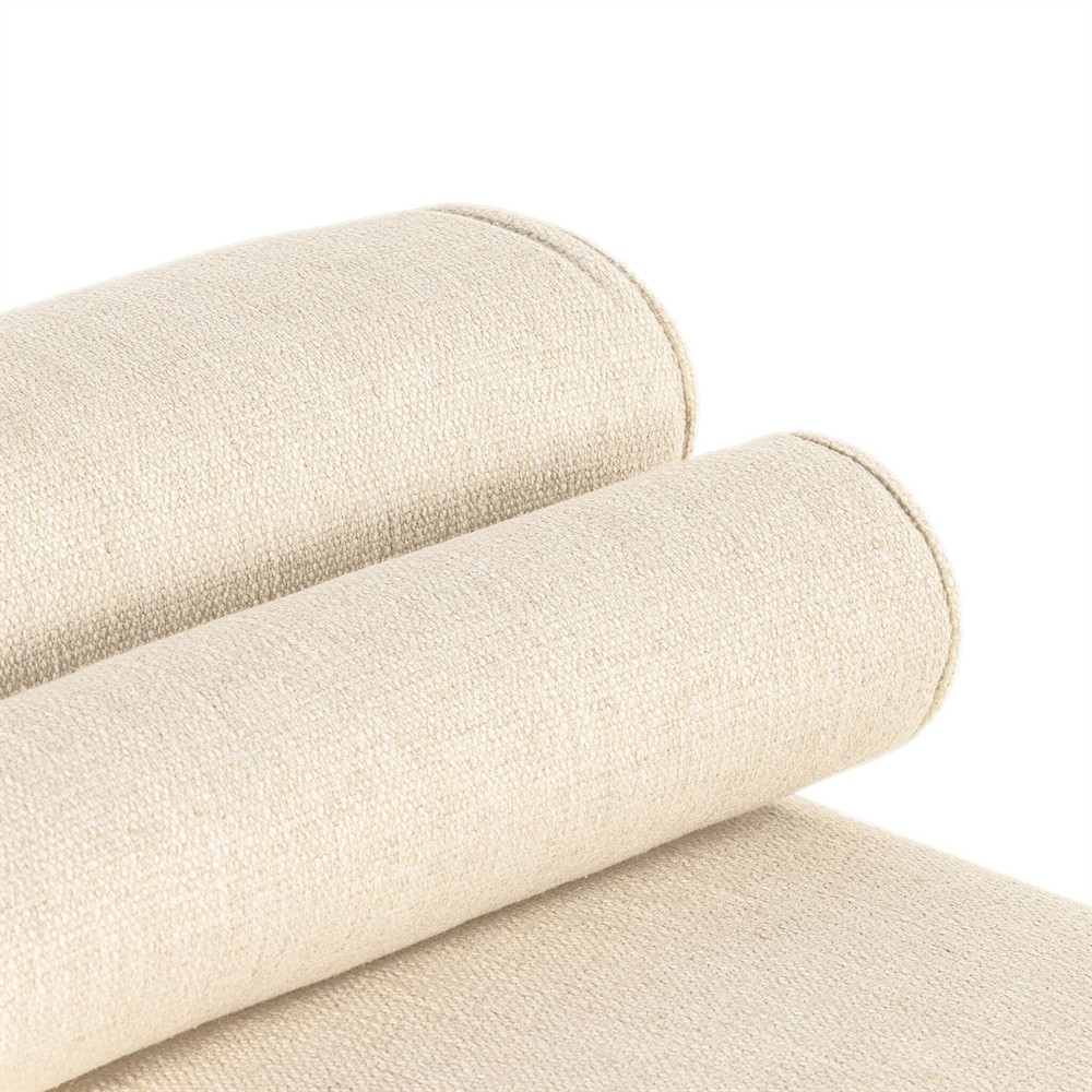 Brianne Modern Classic Cream Performance Bedroom Bench|