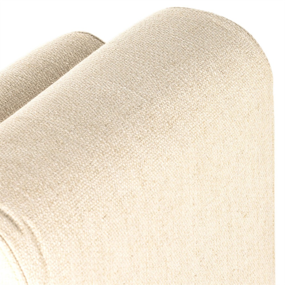 Brianne Modern Classic Cream Performance Bedroom Bench|