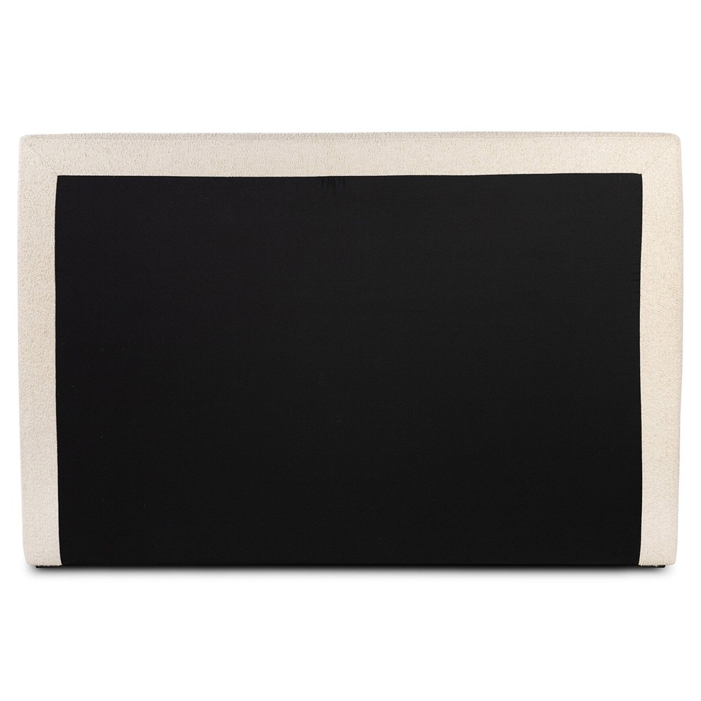 Eugene Modern Classic Cream Boucle Performance Bed - Queen|