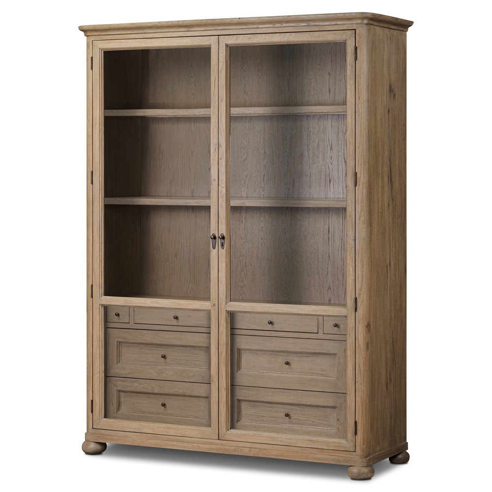 Sussex Drifted Oak Wide Cabinet|