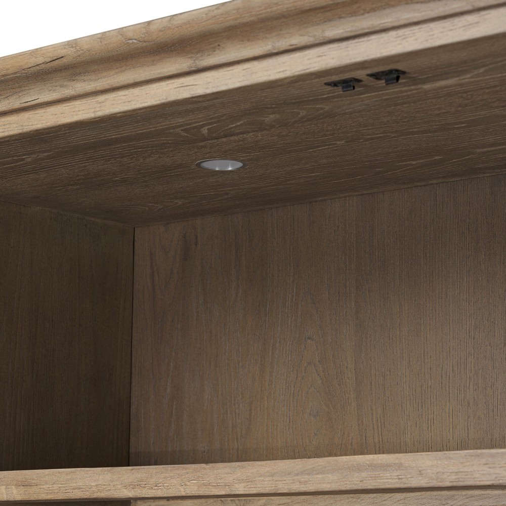 Sussex Drifted Oak Wide Cabinet|