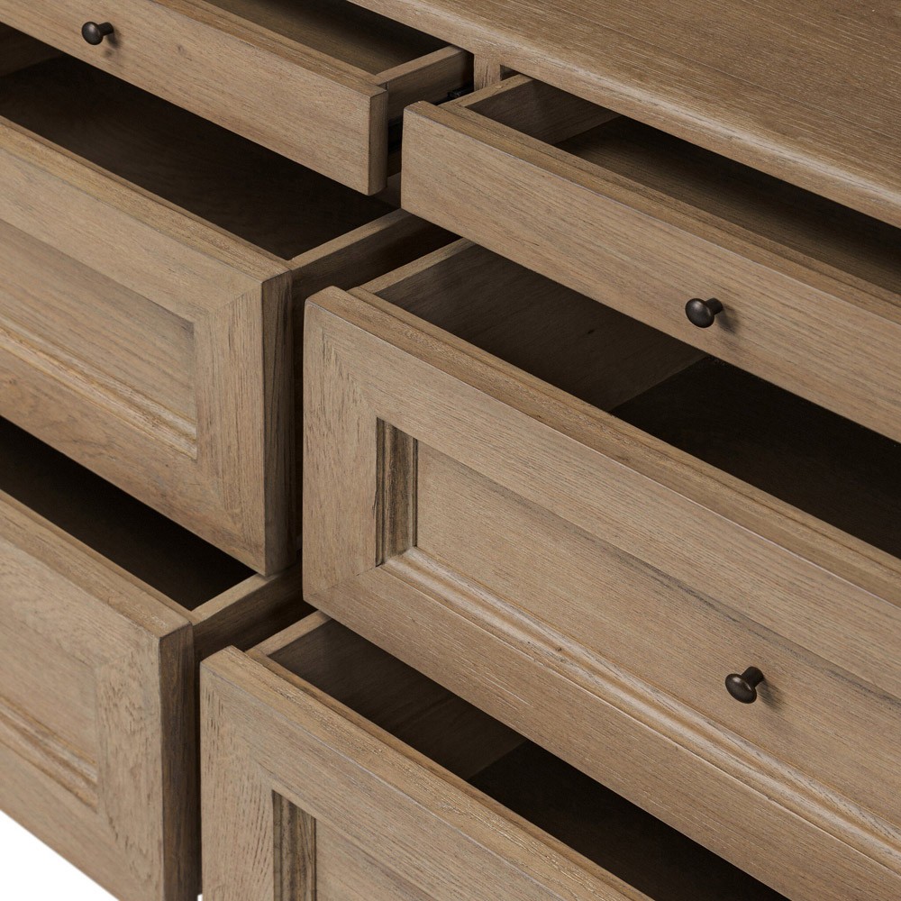 Sussex Drifted Oak Wide Cabinet|
