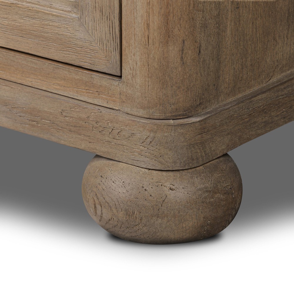Sussex Drifted Oak Wide Cabinet|