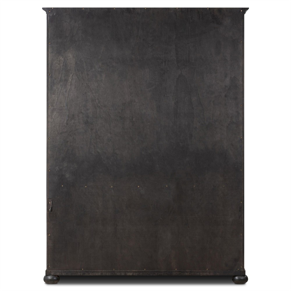 Sussex Smoked Black Wide Cabinet|
