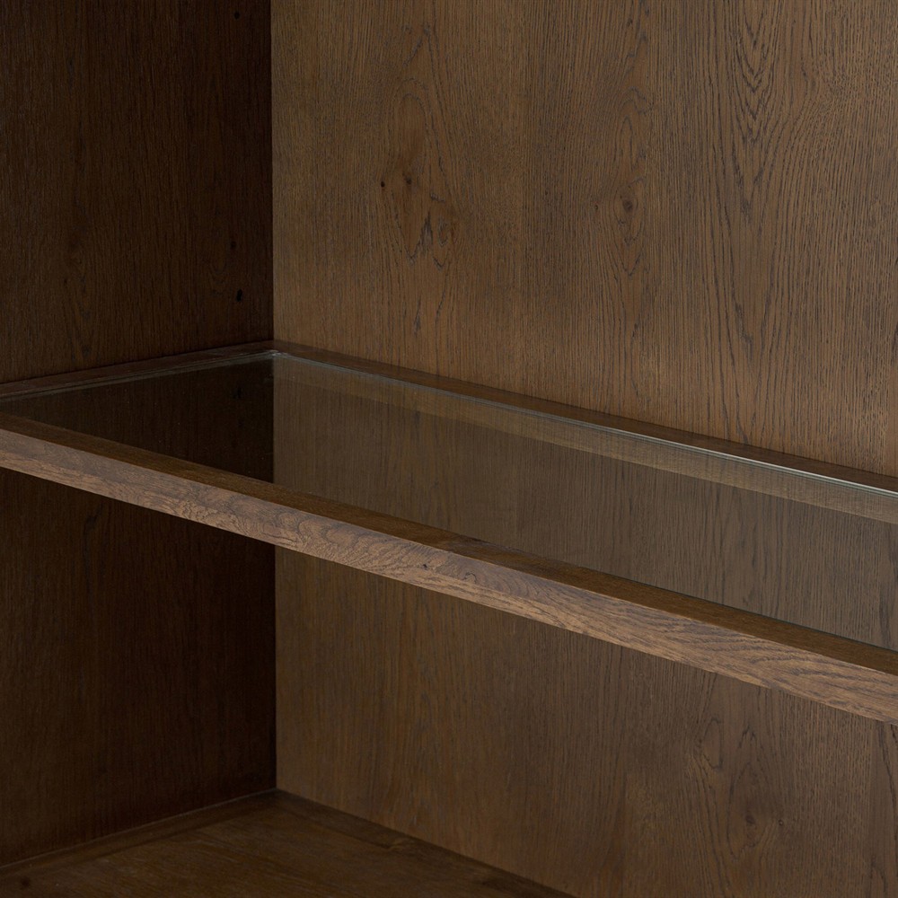 Sussex Smoked Black Wide Cabinet|