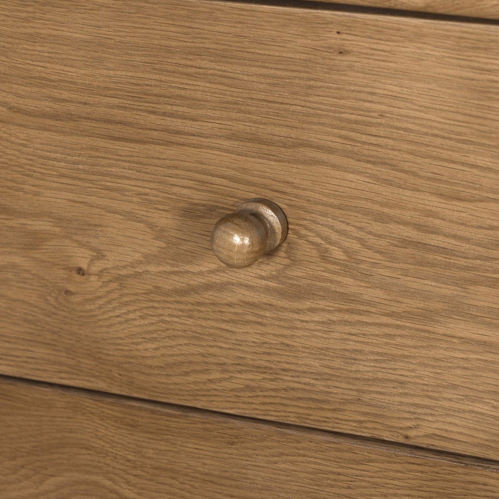 Franny Saddle Brown Oak Chest|