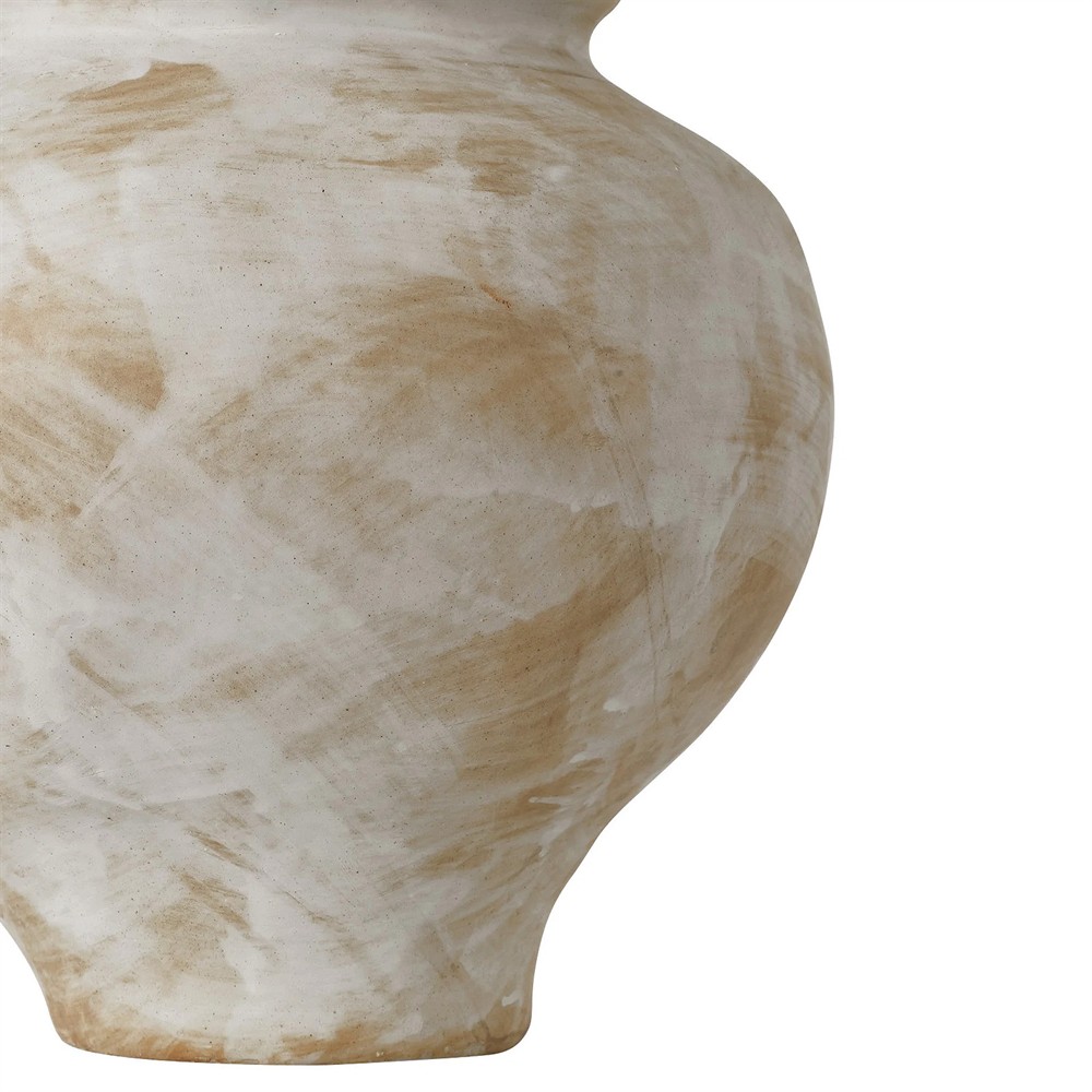 Caelum  Coastal Beach  Antique White Porcelain Vase - Set of 2|