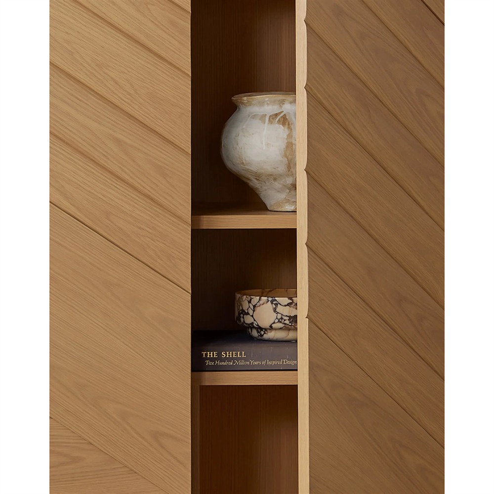 Caelum  Coastal Beach  Antique White Porcelain Vase - Set of 2|