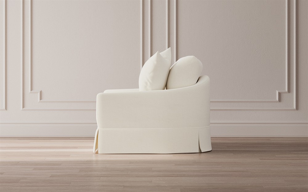 Hartwell Parchment Performance Chair and a Half|