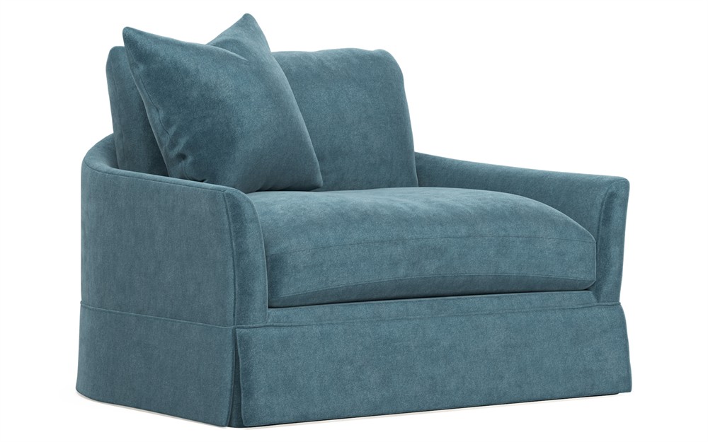 Hartwell Lakeside Performance Velvet Chair and a Half|