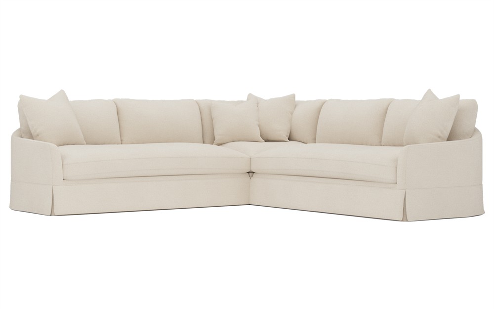Hartwell Coconut Cream Performance Corner Sectional - 118"|