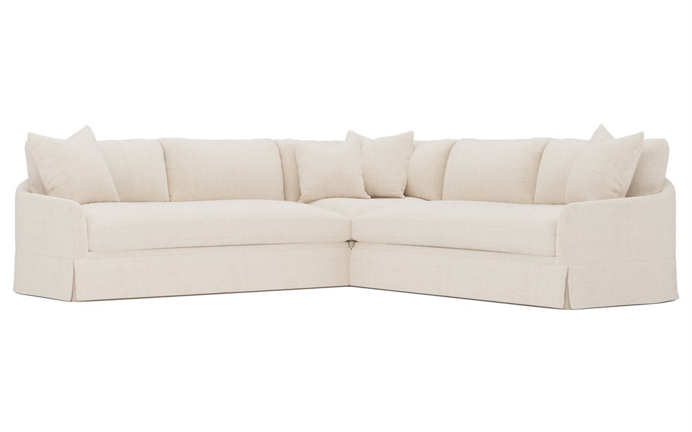 Hartwell Truffle Salt Performance Corner Sectional - 118&quot;|