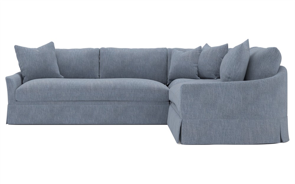 Hartwell Lakeside Performance Velvet Corner Sectional - 118"|
