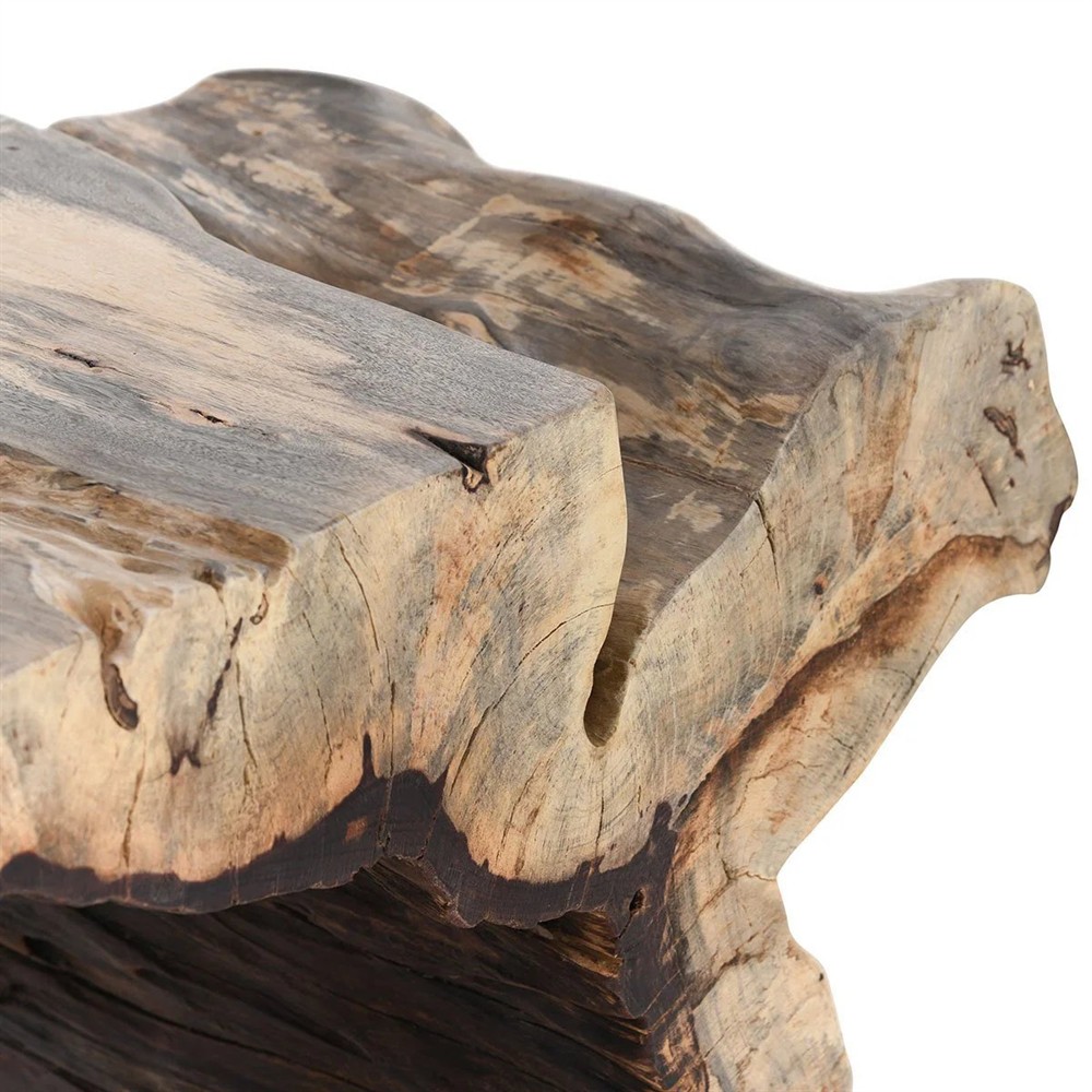 Orla Coastal Beach Natural Wood Console Table|