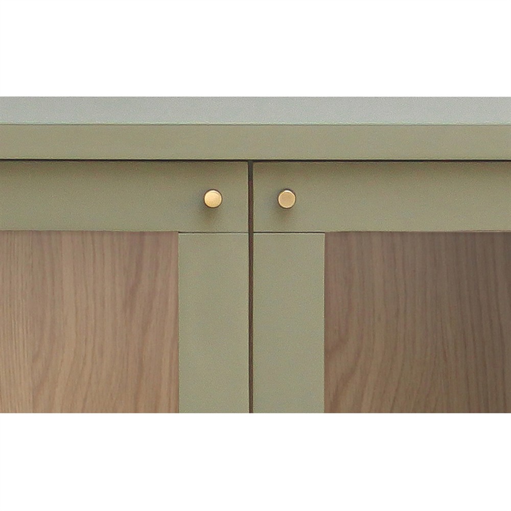 Riona Modern Classic Green Pine Wood Cabinet|