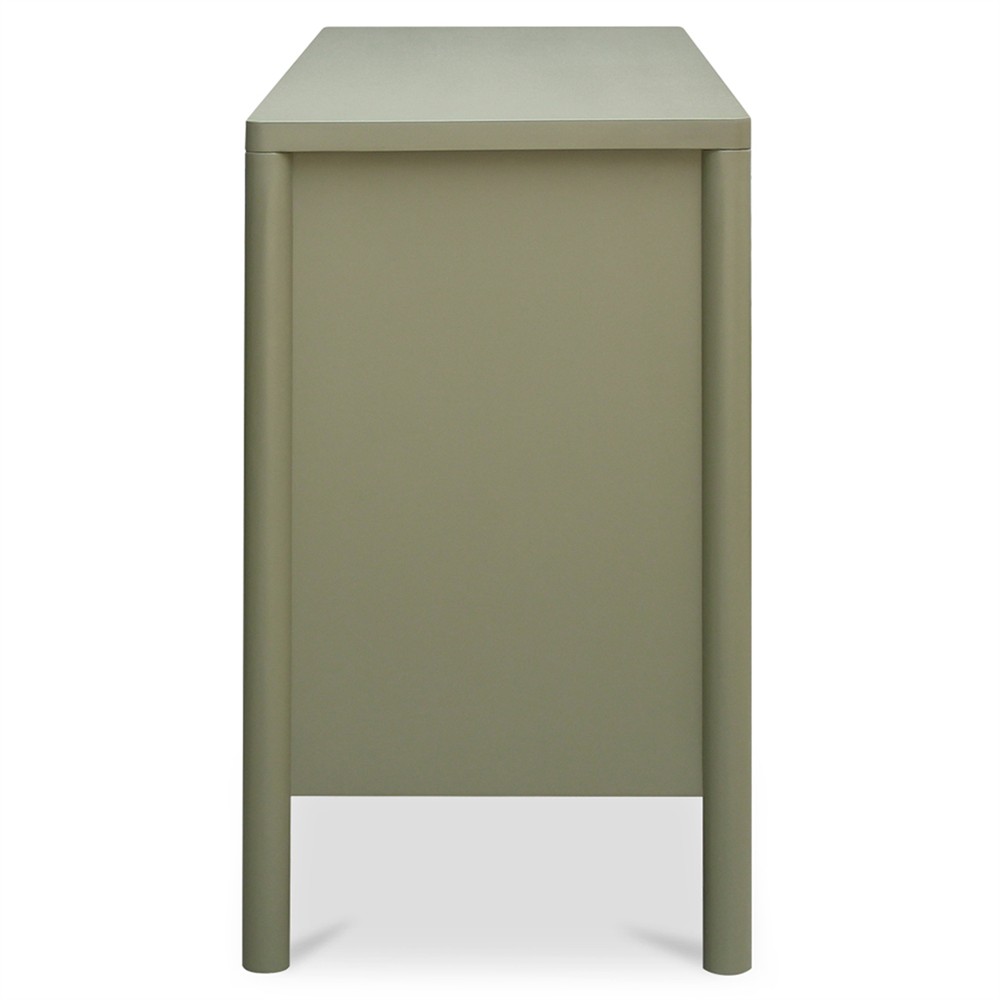 Riona Modern Classic Green Pine Wood Sideboard|