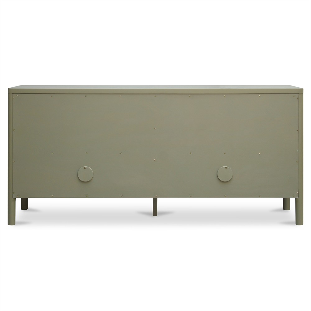Riona Modern Classic Green Pine Wood Sideboard|