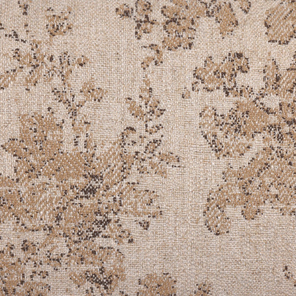 Elisha Updated Traditional Natural Damask Lumbar Pillow - 14x20|